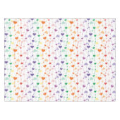 Rainbow Hearts Pattern Tafelkleed (Voorkant (Horizontaal))