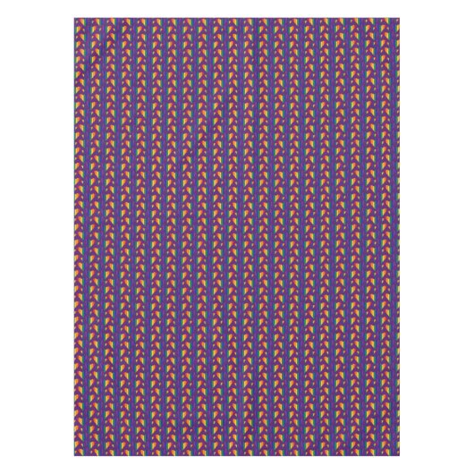 Rainbow Hearts Pattern Tafelkleed (Voorkant)