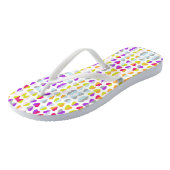 Rainbow Hearts Pattern Teenslippers (Schuin)