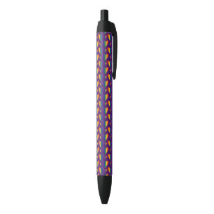 Rainbow Hearts Pattern Zwarte Inkt Pen