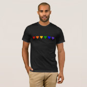 Rainbow Hearts T-Shirt (Voorkant volledig)