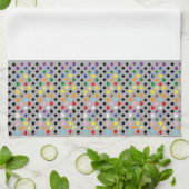 Rainbow Hearts Theedoek (Gevouwen)