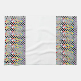 Rainbow Hearts Theedoek