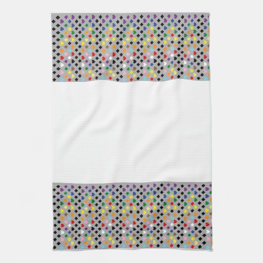 Rainbow Hearts Theedoek (Verticaal)