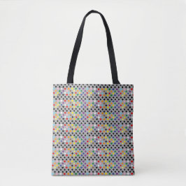 Rainbow Hearts Tote Bag