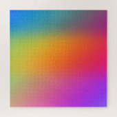 Rainbow Heatwave Ombre Puzzle Legpuzzel (Horizontaal)