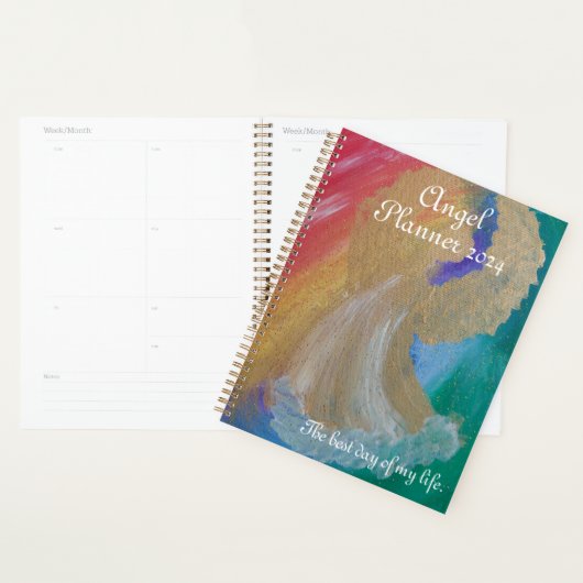 rainbow heaven angel planner (Display)