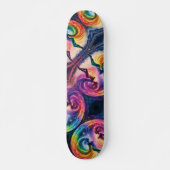 Rainbow Heaven Cosmic Galaxy Vrouwelijke Energie S Persoonlijk Skateboard (Voorkant)
