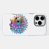 Rainbow Hedgehog Delight iPhone Hoesje (Achterkant horizontaal)