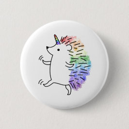 Rainbow Hedgicorn Button
