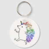 Rainbow Hedgicorn Sleutelhanger (Voorkant)