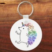 Rainbow Hedgicorn Sleutelhanger (Voorkant)