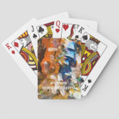 Rainbow Hematiet Crystal Pokerkaarten (Achterkant)