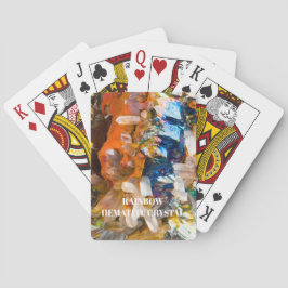Rainbow Hematiet Crystal Pokerkaarten