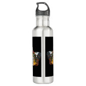 Rainbow Hematiet Crystal Waterfles (Achterkant)