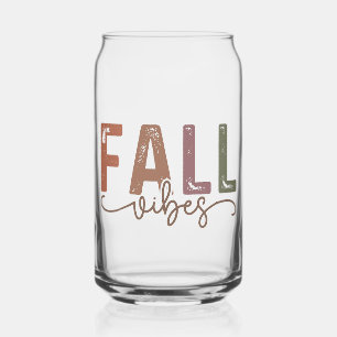 Rainbow Herfst Vibes Blikvorm Glas
