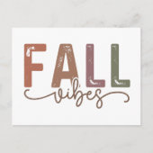 Rainbow Herfst Vibes Briefkaart (Voorkant)