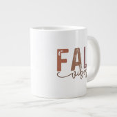 Rainbow Herfst Vibes Grote Koffiekop (Voorkant rechts)