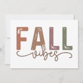 Rainbow Herfst Vibes Kaart (Voorkant)