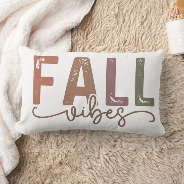 Rainbow Herfst Vibes Kussen (Deken)