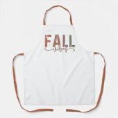 Rainbow Herfst Vibes Schort (Voorkant)