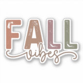 Rainbow Herfst Vibes Sticker (Voorkant)