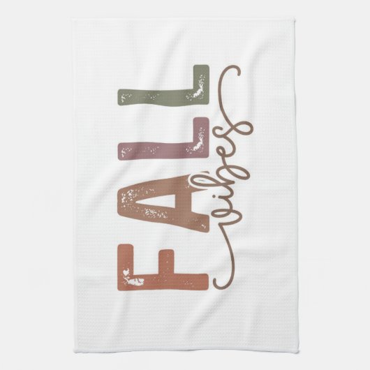 Rainbow Herfst Vibes Theedoek (Verticaal)