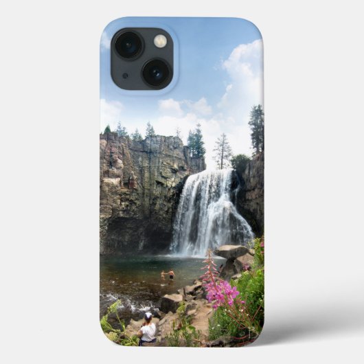 Rainbow Herfsten Waterfall - Devils Postpile - Sie Case-Mate iPhone Case (Achterkant)