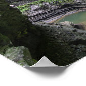 Rainbow-Herfsten, Watkins Glen State Park, New Yor Poster (Hoek)