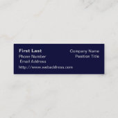 Rainbow Herringbone Brick Glas in lood Window Mini Visitekaartje (Achterkant)