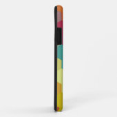 Rainbow Hexagon Pattern en Monogram 2 Case-Mate iPhone Case (Achterkant/rechts)