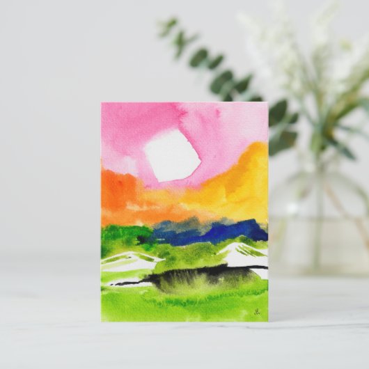 Rainbow High Noon Briefkaart (Staand voorkant)