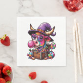 Rainbow Highland Koe Halloween Servet (Insitu)