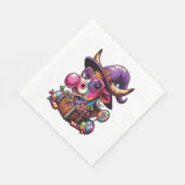 Rainbow Highland Koe Halloween Servet (Hoek)