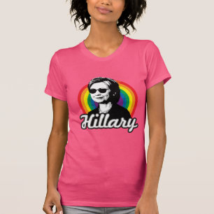Rainbow Hillary Clinton 2016 - Cool Clinton - LGB T-shirt