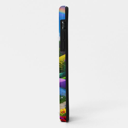 Rainbow Hills and Flowers Two Case-Mate iPhone Case (Achterkant/links)