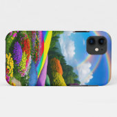 Rainbow Hills and Flowers Two Case-Mate iPhone Case (Achterkant (horizontaal))