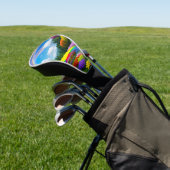 Rainbow Hills and Flowers Two Golfheadcover (Insitu)