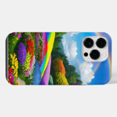 Rainbow Hills and Flowers Two iPhone Hoesje (Achterkant horizontaal)