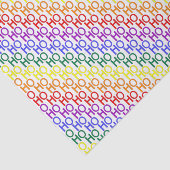 Rainbow Ho Ho Ho Patroonpapier Tissuepapier (Detail)