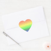 RAINBOW HOARTS HART STICKER (Envelop)