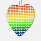 RAINBOW HOARTS KERAMISCH ORNAMENT (Links)