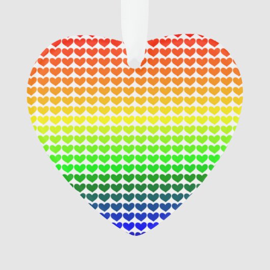 RAINBOW HOARTS ORNAMENT (voorkant)
