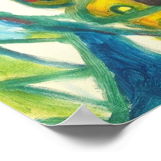 Rainbow Hodag Poster (Hoek)