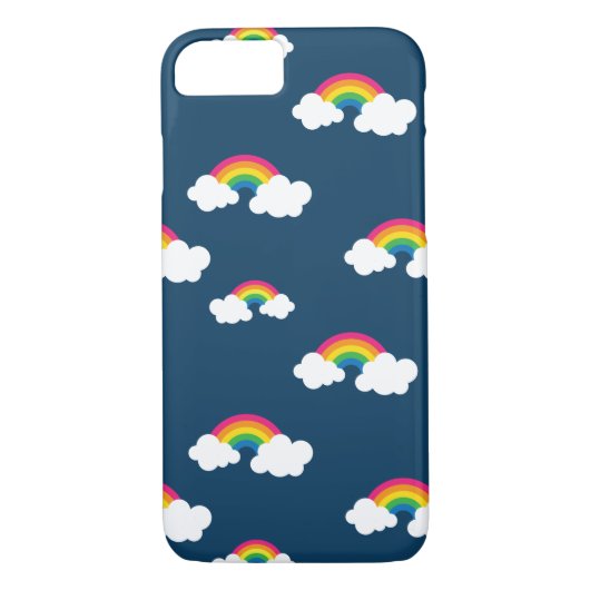 Rainbow Hoesje-Mate iPhone Case (Achterkant)