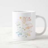 Rainbow HOGWARTS™ Houses Constellations Grote Koffiekop (Rechts)