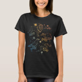 Rainbow HOGWARTS™ Houses Constellations T-shirt (Voorkant)