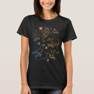 Rainbow HOGWARTS™ Houses Constellations T-shirt