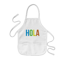 Rainbow Hola Kinder Schort