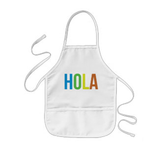 Rainbow Hola Kinder Schort